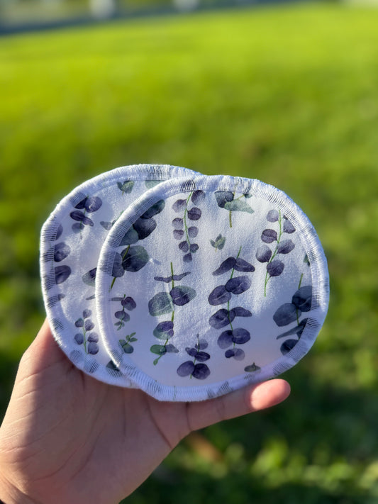 Purple Eucalyptus Reusable Breastpads