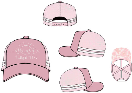 Petal Dream Ponytail Trucker Cap