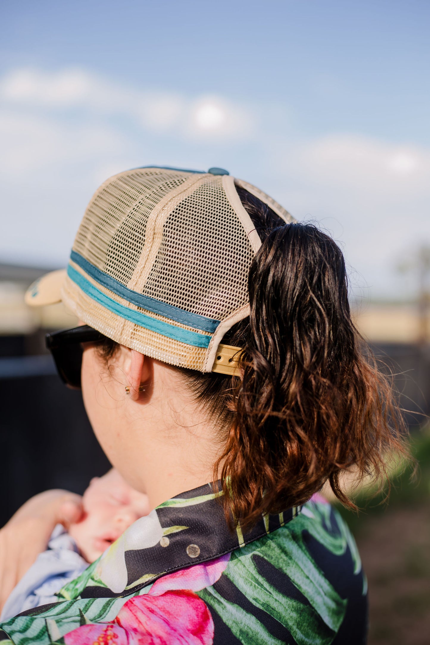 High Peak Ponytail Trucker Cap